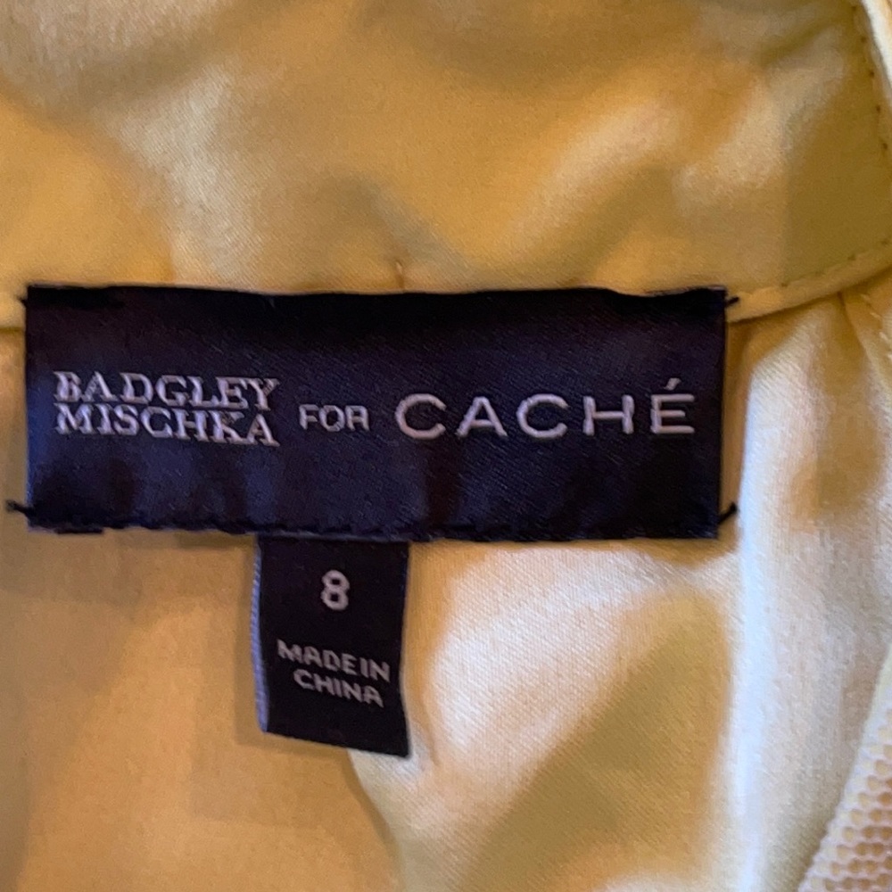 Badgley Mischka For Cache Size 8 Halter Dress - image 6